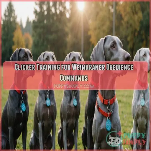 Clicker Training for Weimaraner Obedience Commands