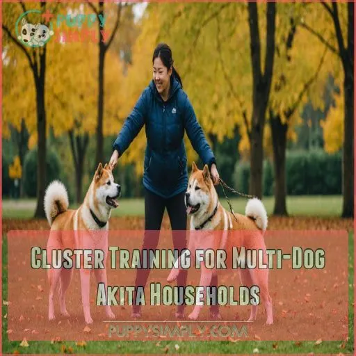 Cluster Training for Multi-Dog Akita Households