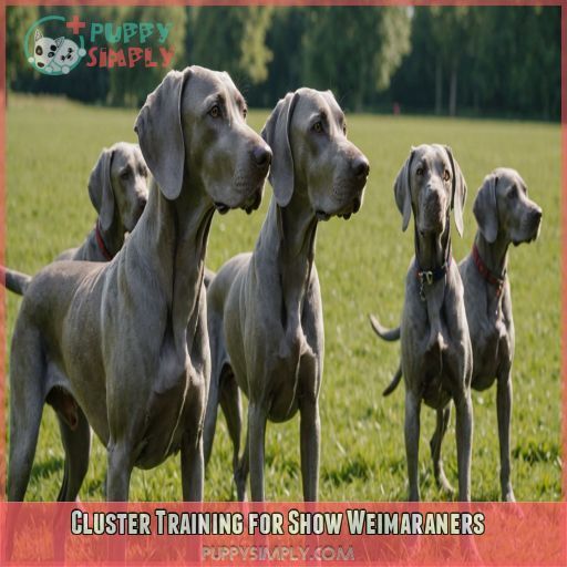 Cluster Training for Show Weimaraners