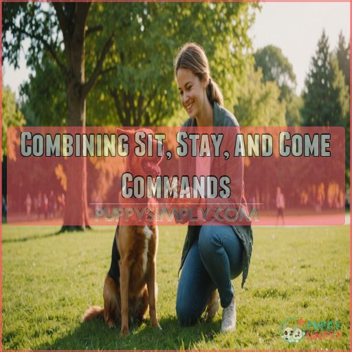 Combining Sit, Stay, and Come Commands