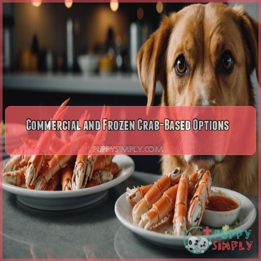 Commercial and Frozen Crab-Based Options