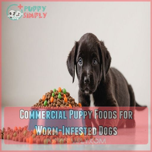 Commercial Puppy Foods for Worm-Infested Dogs