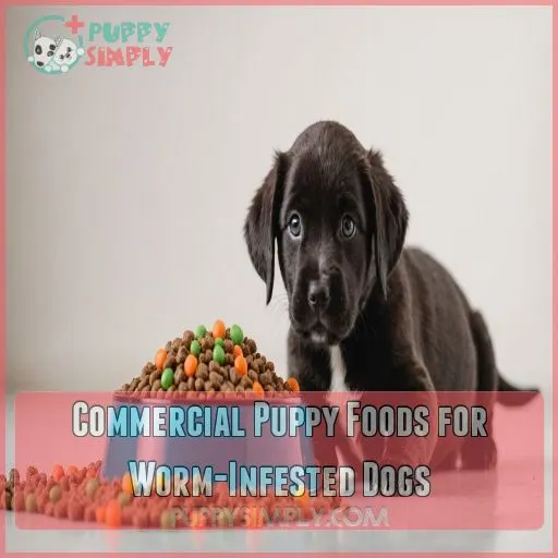 Commercial Puppy Foods for Worm-Infested Dogs