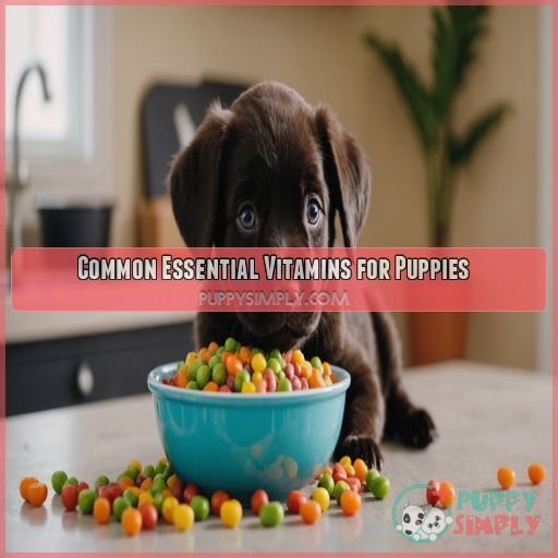 Common Essential Vitamins for Puppies