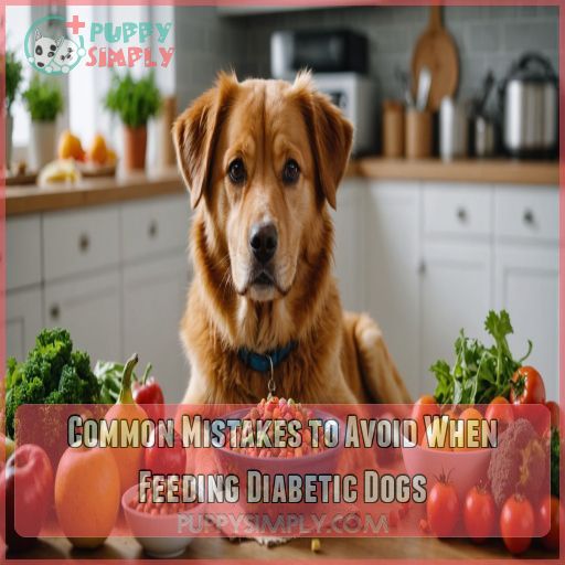 Common Mistakes to Avoid When Feeding Diabetic Dogs