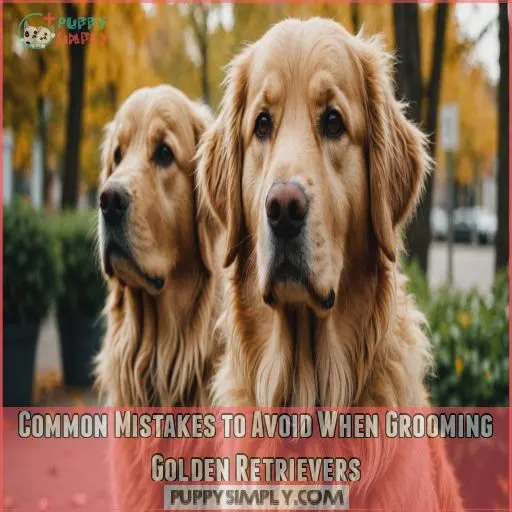 Common Mistakes to Avoid When Grooming Golden Retrievers