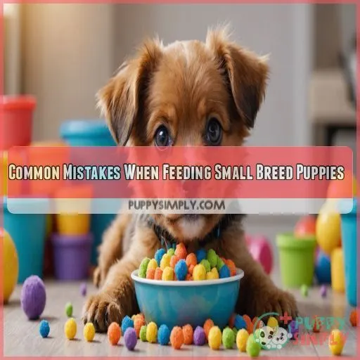 Common Mistakes When Feeding Small Breed Puppies