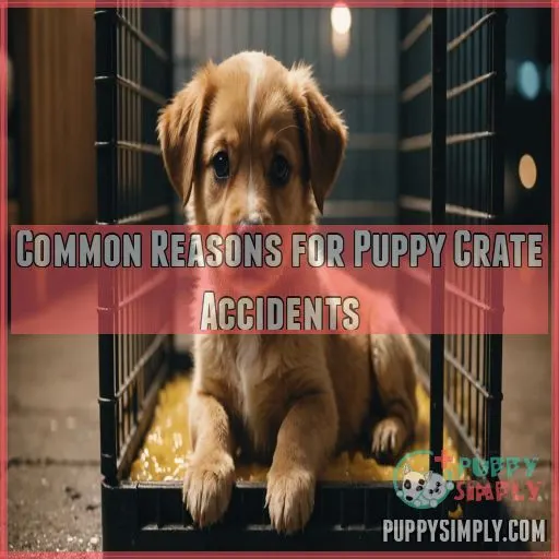 Common Reasons for Puppy Crate Accidents