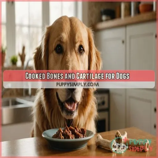 Cooked Bones and Cartilage for Dogs