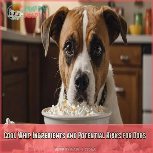 Cool Whip Ingredients and Potential Risks for Dogs