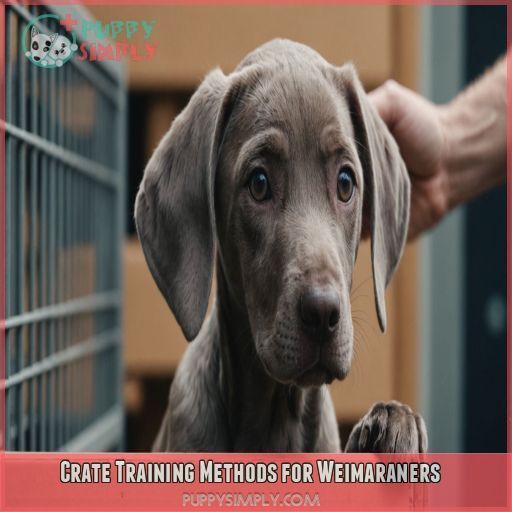 Crate Training Methods for Weimaraners