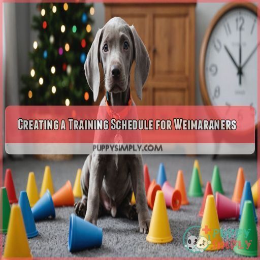 Creating a Training Schedule for Weimaraners Creating a Training Schedule for Weimaraners