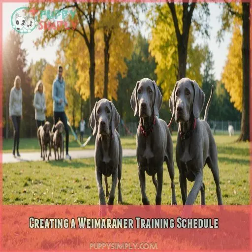 Creating a Weimaraner Training Schedule