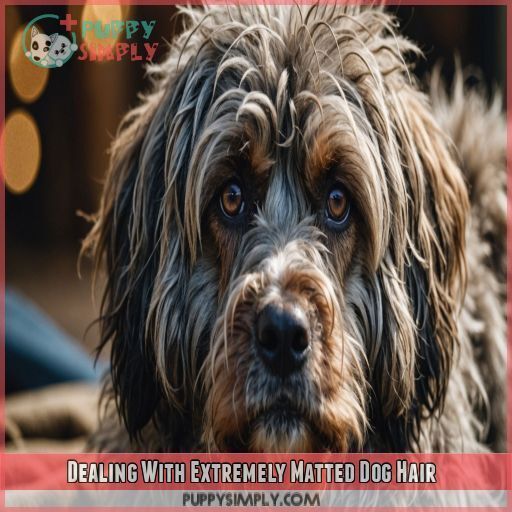 Dealing With Extremely Matted Dog Hair Dealing With Extremely Matted Dog Hair