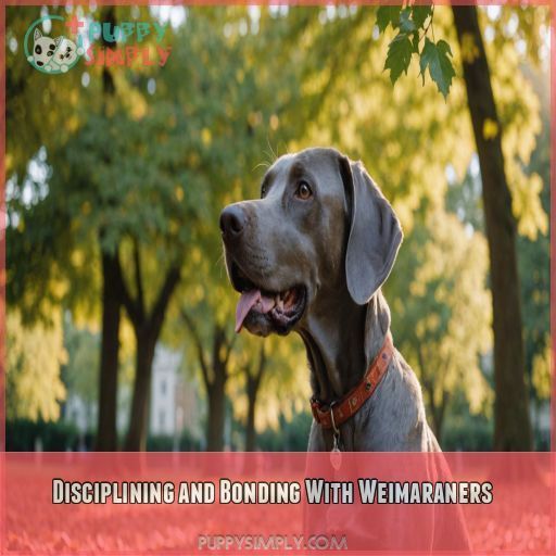 Disciplining and Bonding With Weimaraners