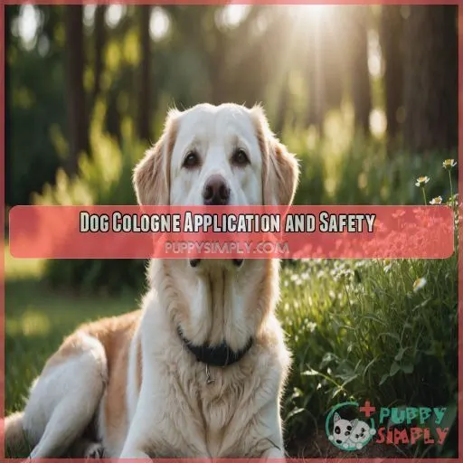 Dog Cologne Application and Safety