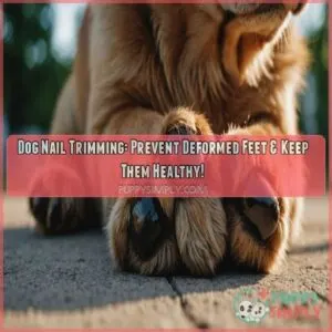 Dog nail trimming: how to prevent deformed feet