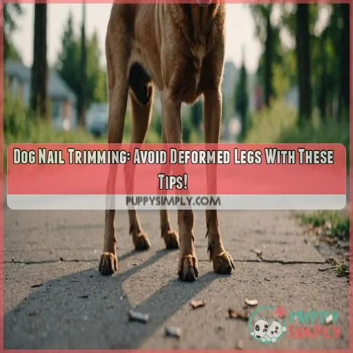 Dog nail trimming: how to prevent deformed legs