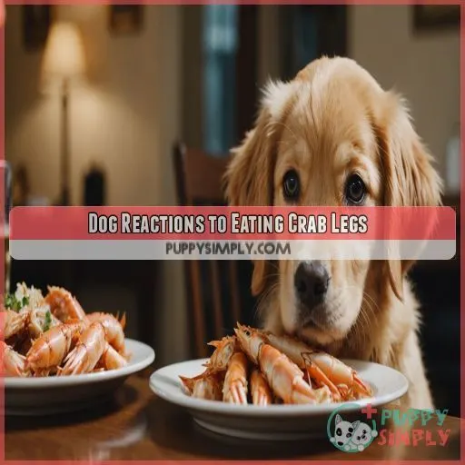 Dog Reactions to Eating Crab Legs