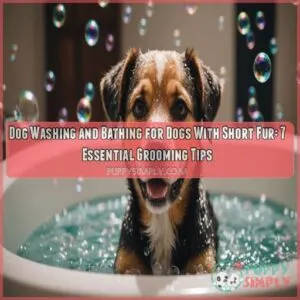 Dog washing and bathing for dogs with short fur