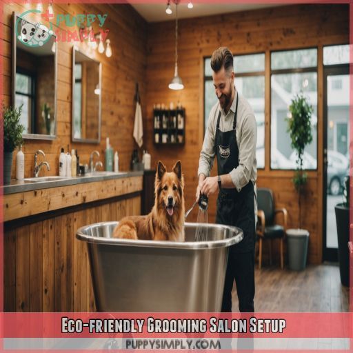 Eco-friendly Grooming Salon Setup