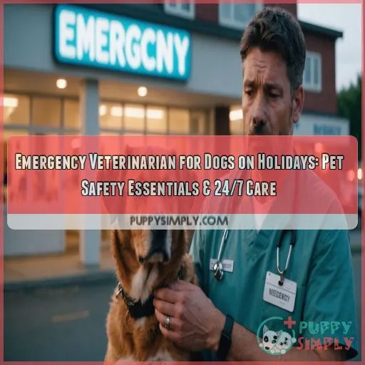 Emergency veterinarian for dogs on holidays