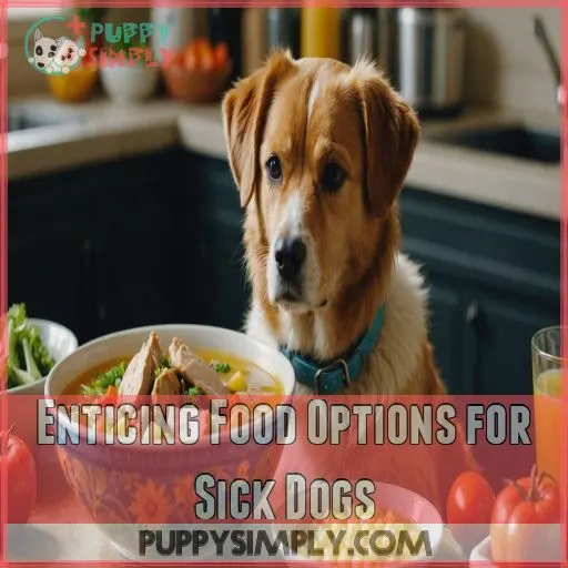 Enticing Food Options for Sick Dogs