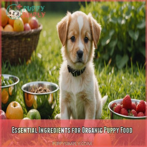 Essential Ingredients for Organic Puppy Food