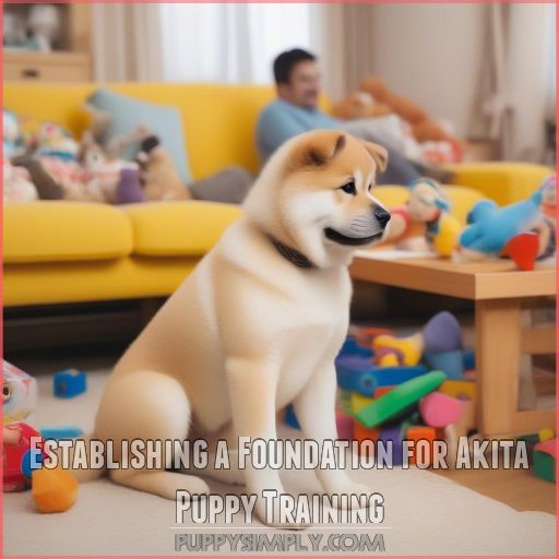 Establishing a Foundation for Akita Puppy Training