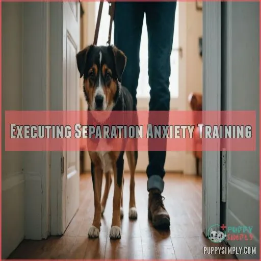 Executing Separation Anxiety Training