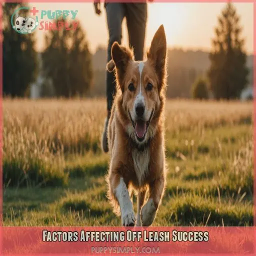 Factors Affecting Off Leash Success