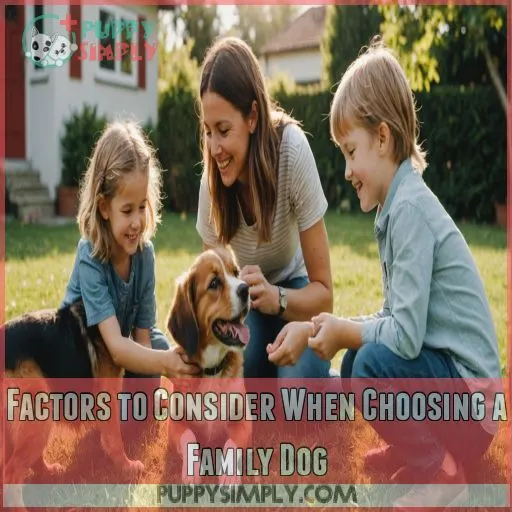 Factors to Consider When Choosing a Family Dog