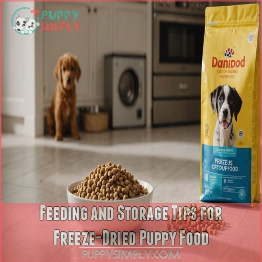 Feeding and Storage Tips for Freeze-Dried Puppy Food