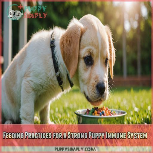 Feeding Practices for a Strong Puppy Immune System Feeding Practices for a Strong Puppy Immune System