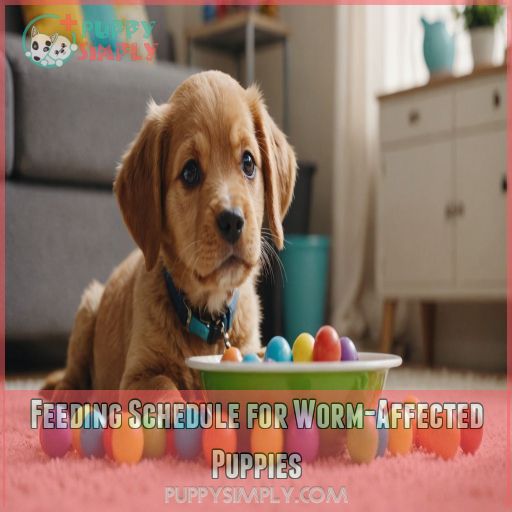 Feeding Schedule for Worm-Affected Puppies