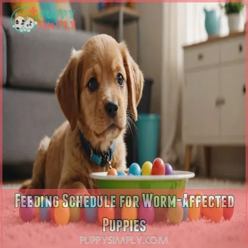 Feeding Schedule for Worm-Affected Puppies