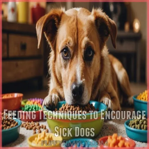 Feeding Techniques to Encourage Sick Dogs