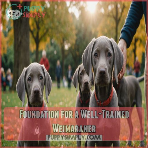 Foundation for a Well-Trained Weimaraner