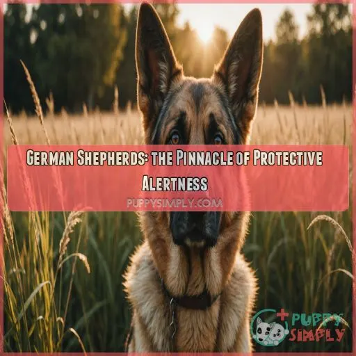 German Shepherds: the Pinnacle of Protective Alertness