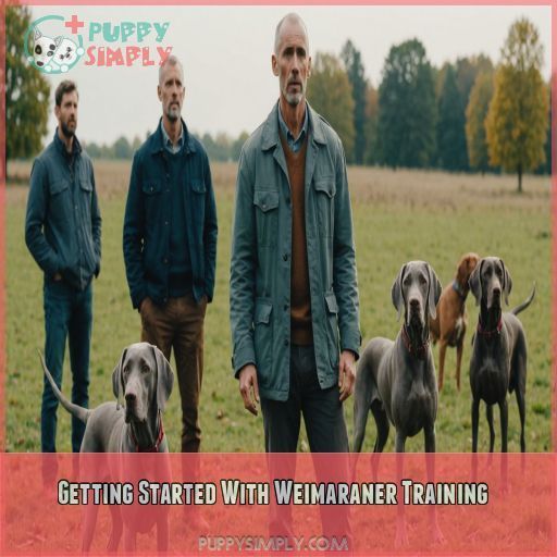 Getting Started With Weimaraner Training