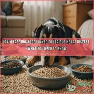 Grain free dog food heart disease