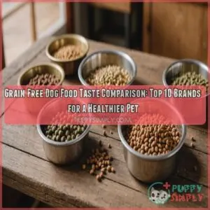 Grain free dog food taste comparison