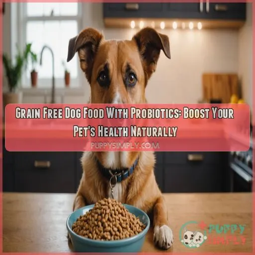 Grain free dog food with probiotics