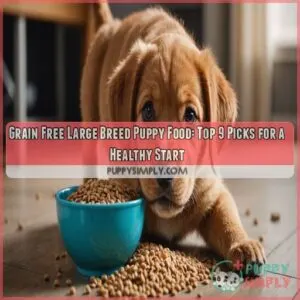 Grain free large breed puppy food