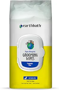 Grooming Wipes Hypo-Allergenic, Fragrance Free