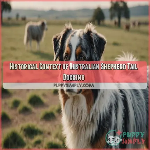 Historical Context of Australian Shepherd Tail Docking