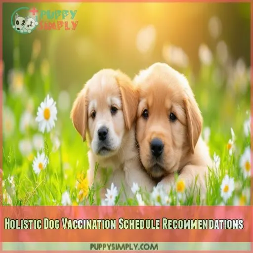 Holistic Dog Vaccination Schedule Recommendations