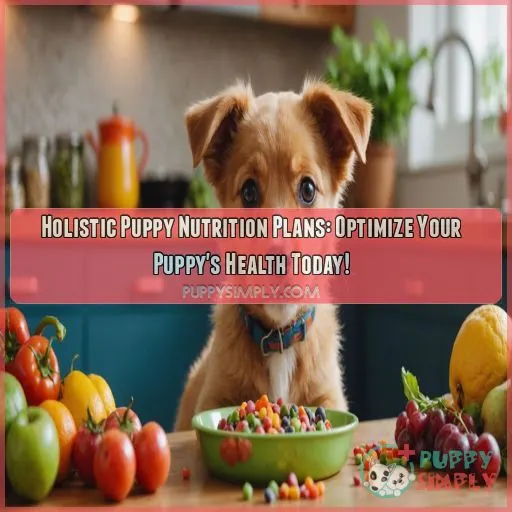 Holistic puppy nutrition plans