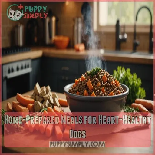 Home-Prepared Meals for Heart-Healthy Dogs