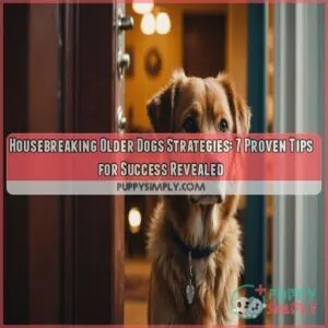 Housebreaking older dogs strategies